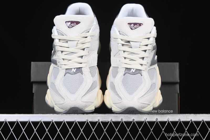 New Balance 9060 Retro Casual Running Shoes with ABZORB Cushioning - U9060LNY