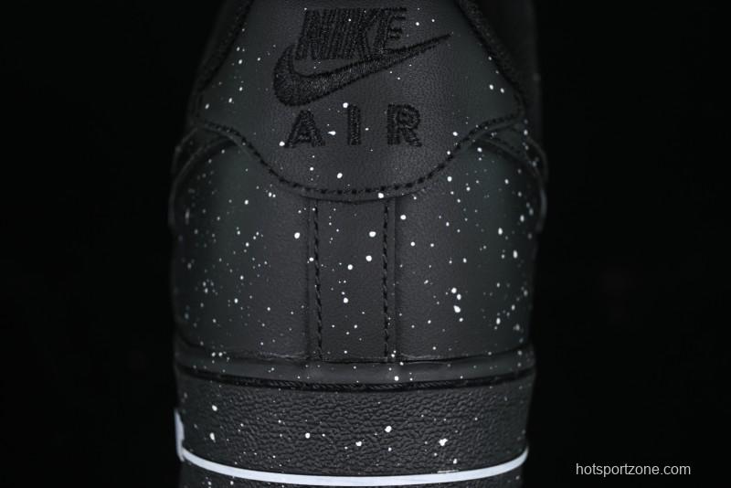 Nike Air Force 1 '07 Low Casual Sneakers with Black Splatter Design - ZH0316-046