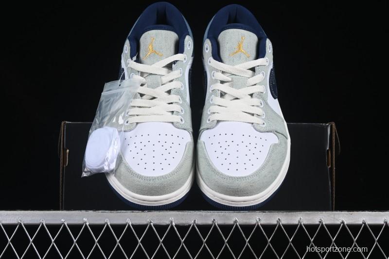 Nike Air Jordan 1 Low "Canadian Tuxedo" Basketball Shoes - IH0648-141