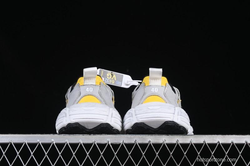 Balenciaga Monday Calf Leather Round Toe Lace-Up Low-Top Casual Shoes - WDWTS1971