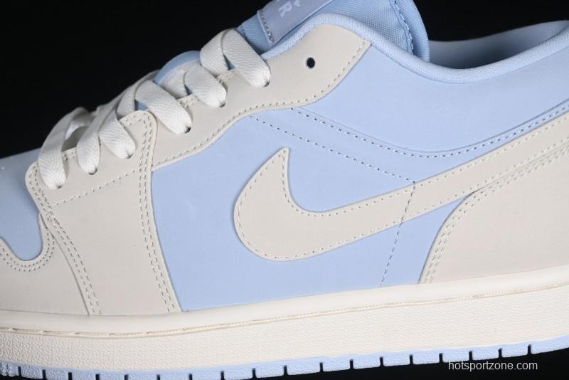 Nike Air Jordan 1 Low "Hydrogen Blue" Casual Sneakers with Retro Design - IB4003-407