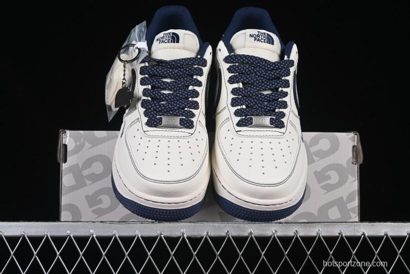 Nike Air Force 1 '07 Low The North Face x COMME des GARÇONS Navy Blue Line Casual Sneakers - HH7518-051