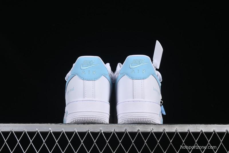 Nike Air Force 1'07 Low Ice Blue Mojito Casual Sneakers - CQ2288-801