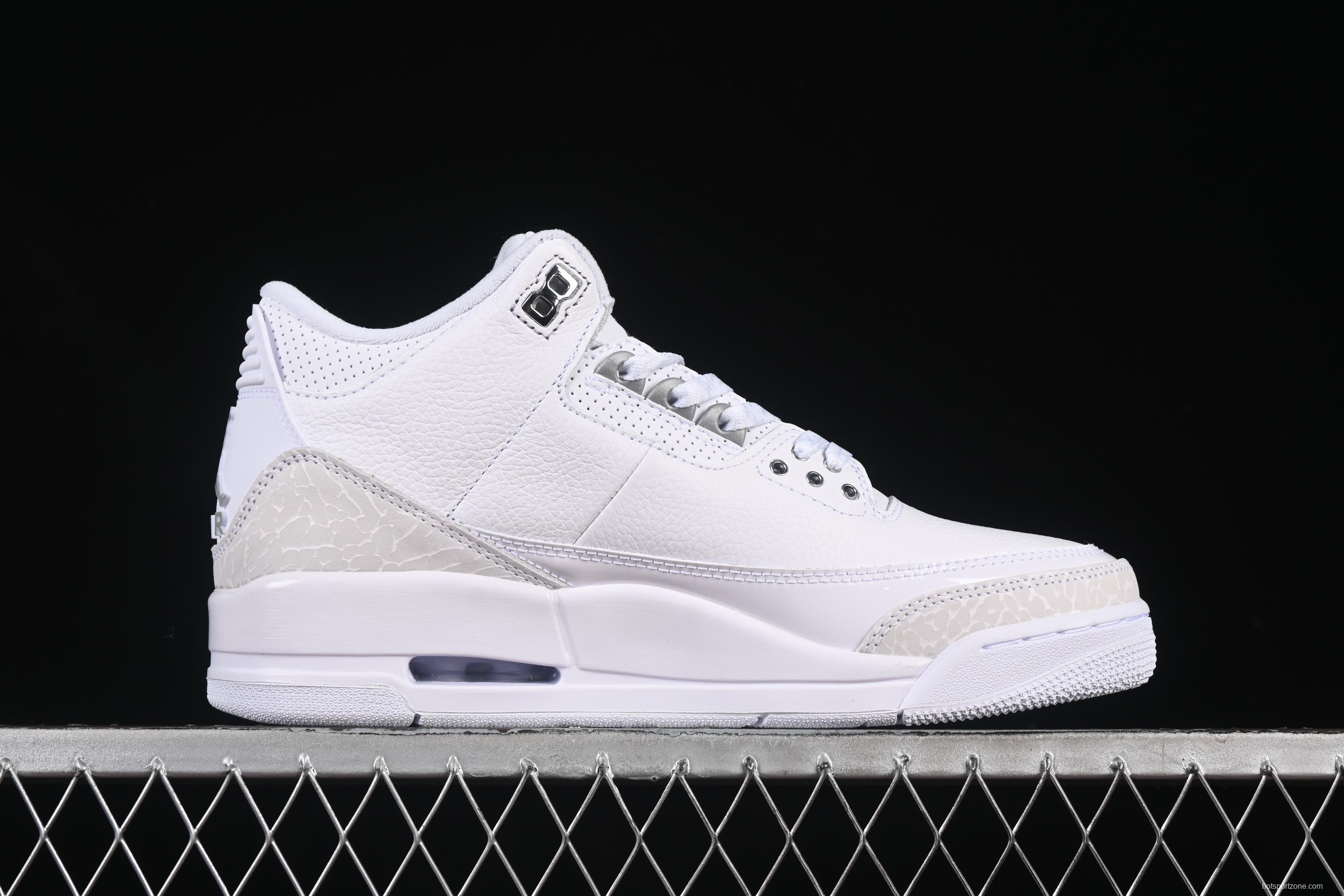 Nike Air Jordan 3 Retro "Pure Money" Basketball Shoes - CT8532-111