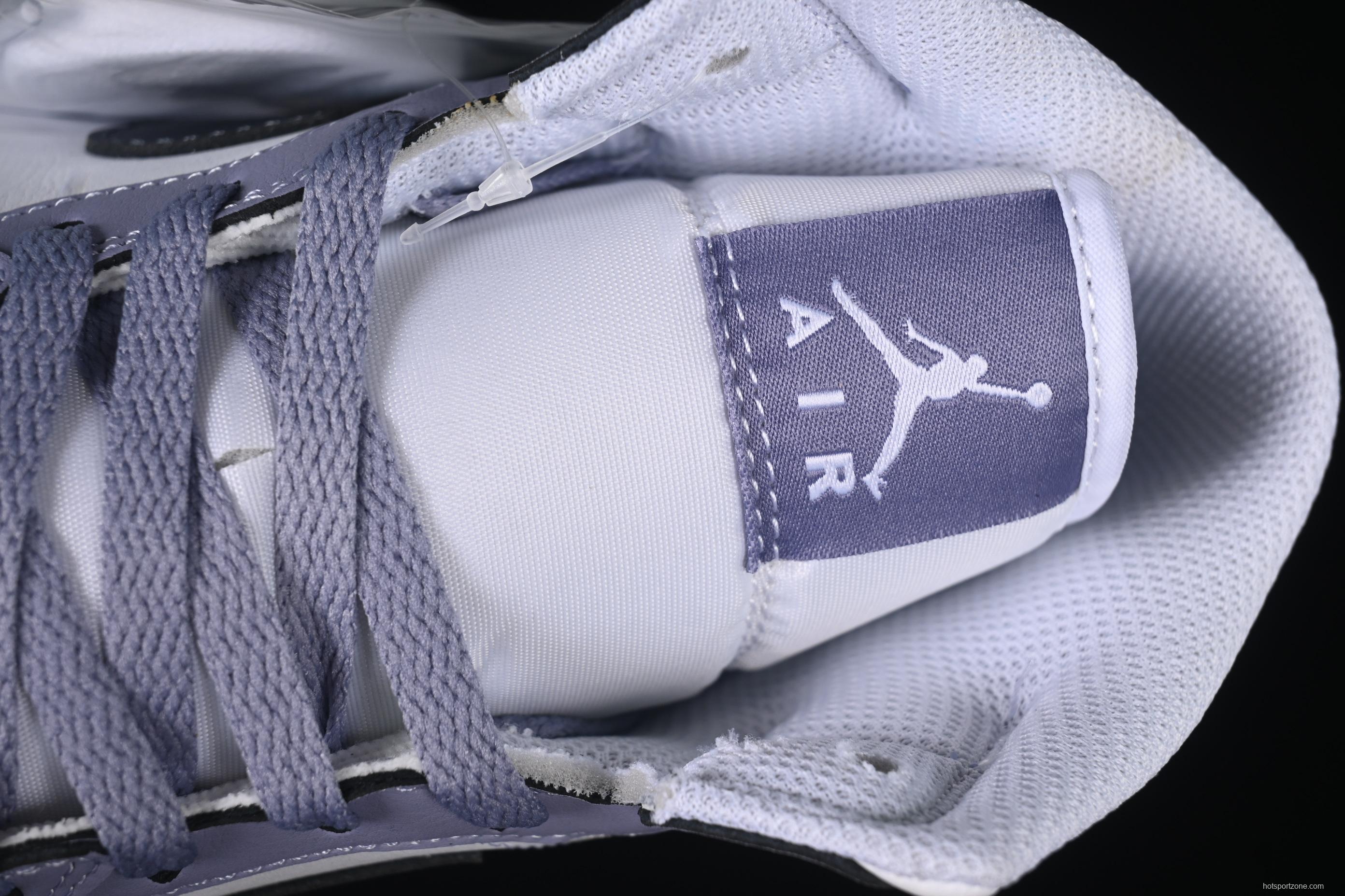 Nike Air Jordan 1 Mid AJ1 Culture Casual Sneakers in Haze Purple - DQ8426-145