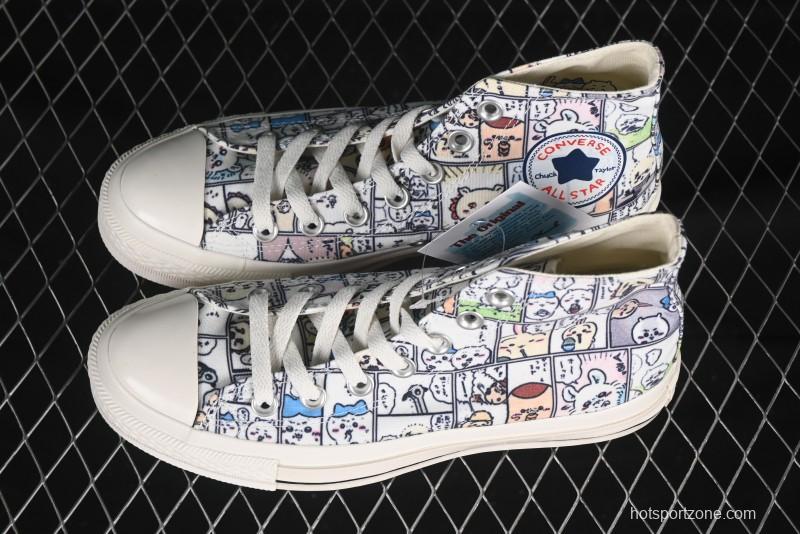 Converse Chiikawa x Converse All Star CM Hi Usagi Emoji Collaboration High Top Casual Sneakers - 1SE426