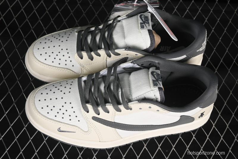 Nike Travis Scott x Fragment Design x Air Jordan 1 Low OG SP AJ1 Casual Sneakers - XS2024-005