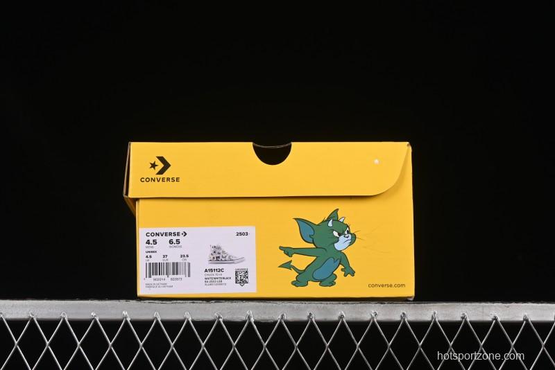 Converse All Star High Top Casual Sneakers with Tom and Jerry Theme - A15112C