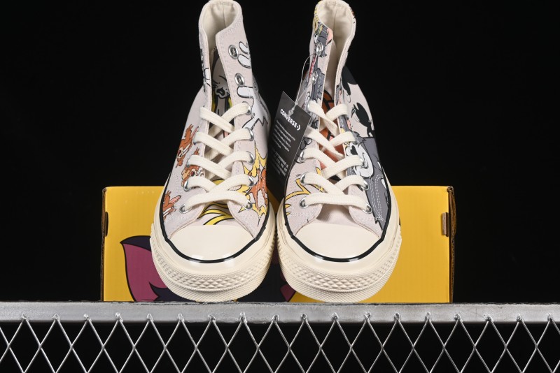 Converse Chuck Taylor All Star 1970s High Top Tom and Jerry Themed Casual Sneakers - A15111C
