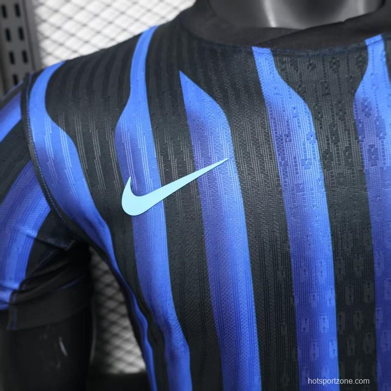 Player Version 25/26 Inter Milan Home Jersey Without Sponsor