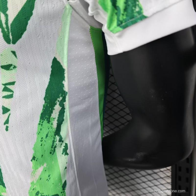 Player Version 2025 Nigeria Green/White Jersey