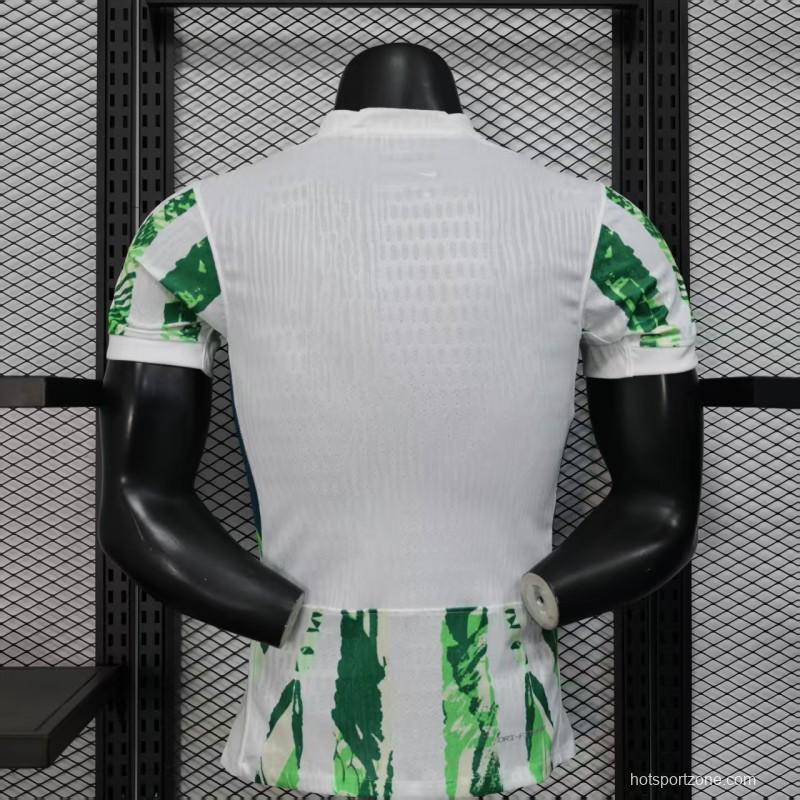 Player Version 2025 Nigeria Green/White Jersey