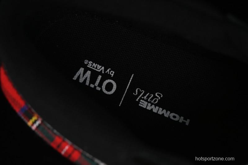 Vans Sk8-Mid Anaheim Collection Scottish Plaid Casual Low-Top Canvas Shoes - VN0A4UWIVNE