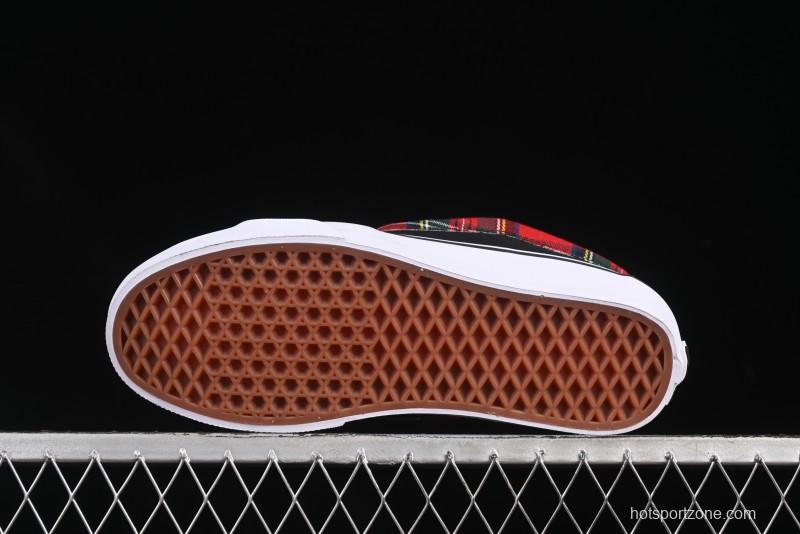 Vans Sk8-Mid Anaheim Collection Scottish Plaid Casual Low-Top Canvas Shoes - VN0A4UWIVNE