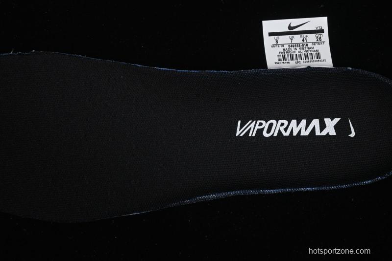 Nike Vapormax Flyknit Breathable Casual Running Shoes with Full-Length Air Cushion - 849558-010