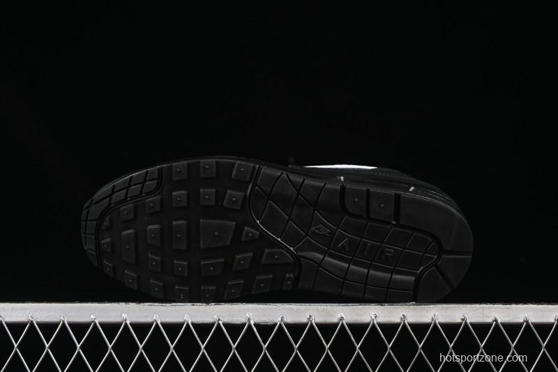 Nike Air Max 1 Retro Running Shoes with Half-Sole Air Cushion - HF8813-001
