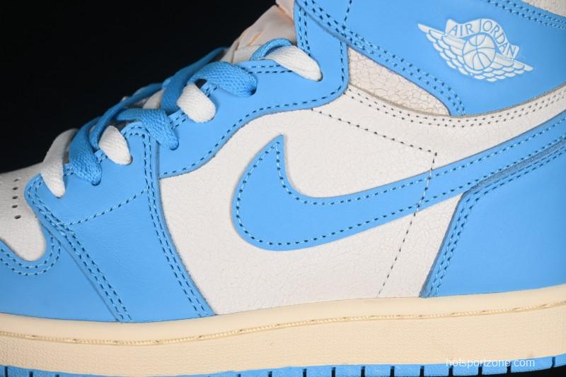 Nike Air Jordan 1 High OG "UNC Reimagined" Retro Basketball Shoes - DZ5485-402