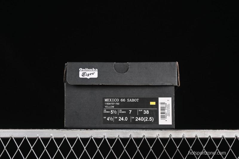 Onitsuka Tiger Mexico 66 Sabot Slip-On Sneakers with Breathable Mesh Upper - 1183A707-750