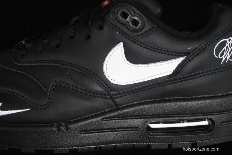 Nike Air Max 1 Retro Running Shoes with Half-Sole Air Cushion - HF8813-001