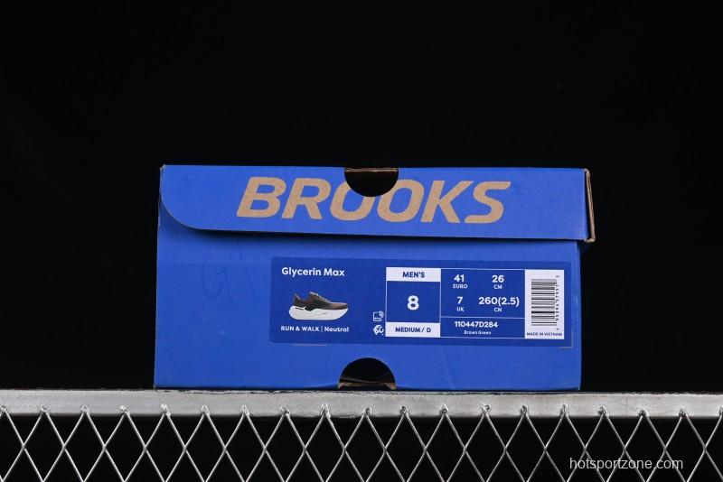 Brooks Glycerin Max Cushioned Marathon Running Shoes with Nitrogen Technology - 110447D284