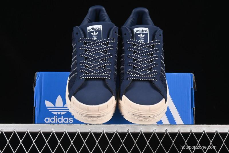 Adidas Clot x Superstar Shell Toe Casual Sneakers with Serrated Edge Design - IH3644