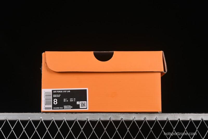 Nike Air Force 1 '07 Low LV Collaboration Beige Grid Casual Sneakers - XS1958-552