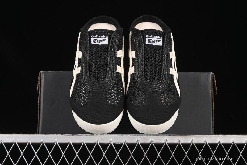 Onitsuka Tiger Mexico 66 Sabot Slip-On Shoes with Breathable Mesh Upper - 1183C123-001