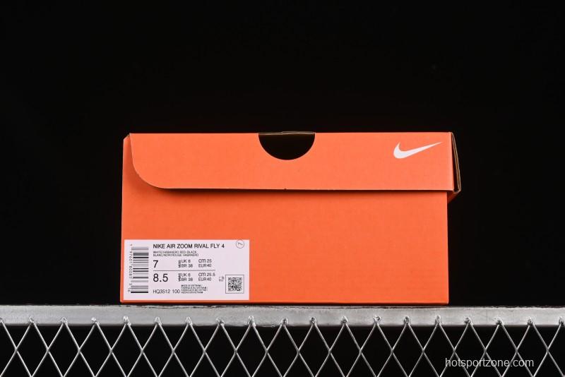 Nike Zoom Rival Fly 4 Lightweight Responsive Running Shoes - HQ3512-100