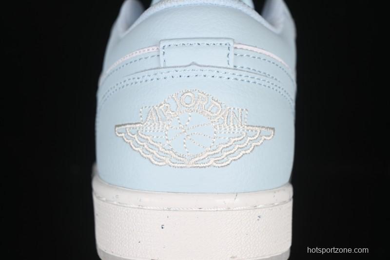 Nike Air Jordan 1 Low AJ1 Mint Blue Casual Lifestyle Sneakers - HJ5999-400