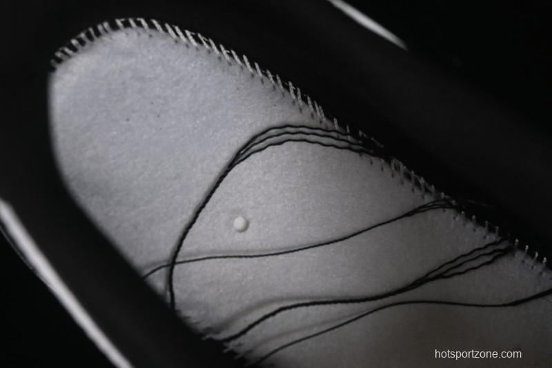 Nike Air Force 1 '07 Low Casual Sneakers in Black & White with Hemp Rope Detailing - ZH0316-073