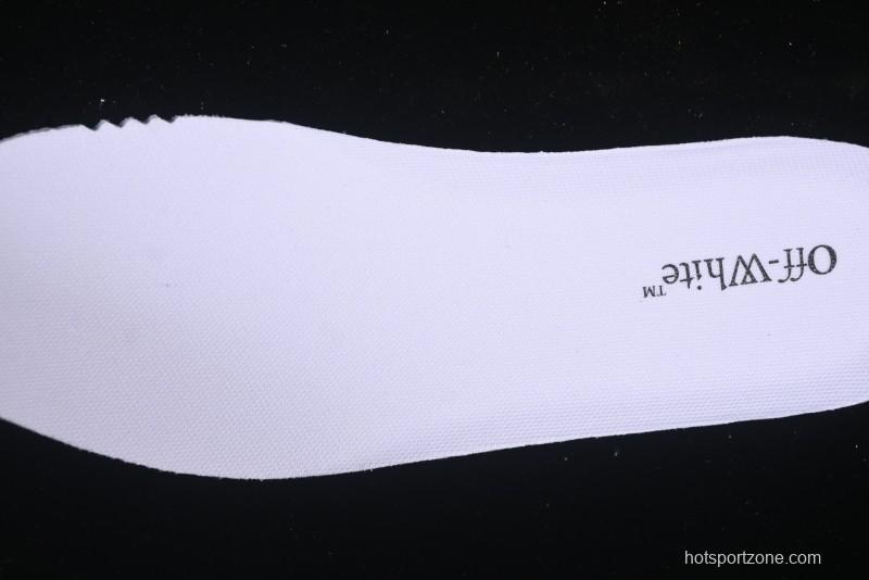 Off-White Out Of Office Low-Top Fashion Sneakers White Blue Star - AJD4