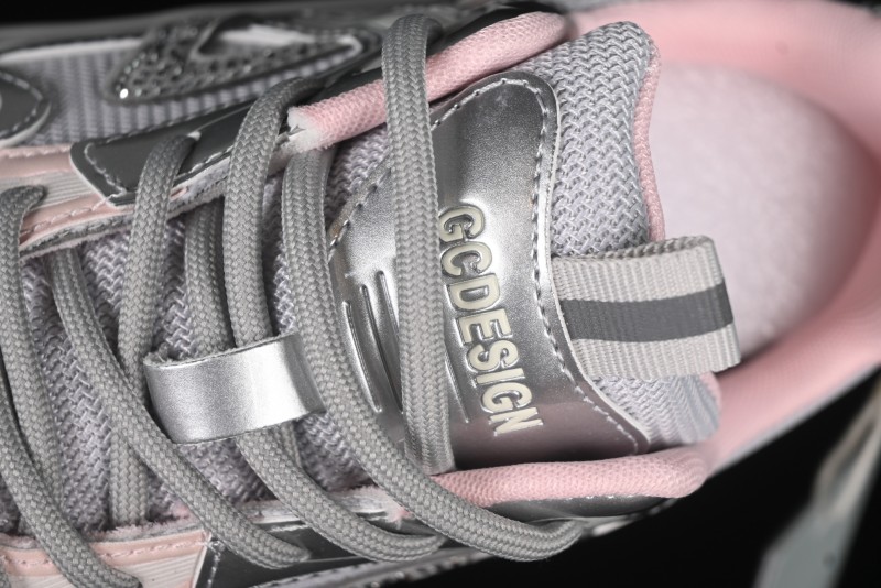 GG-CC 25ss New Platform Chunky Sneakers with 7CM Height Increase and Irregular Design - 668-2 Silver