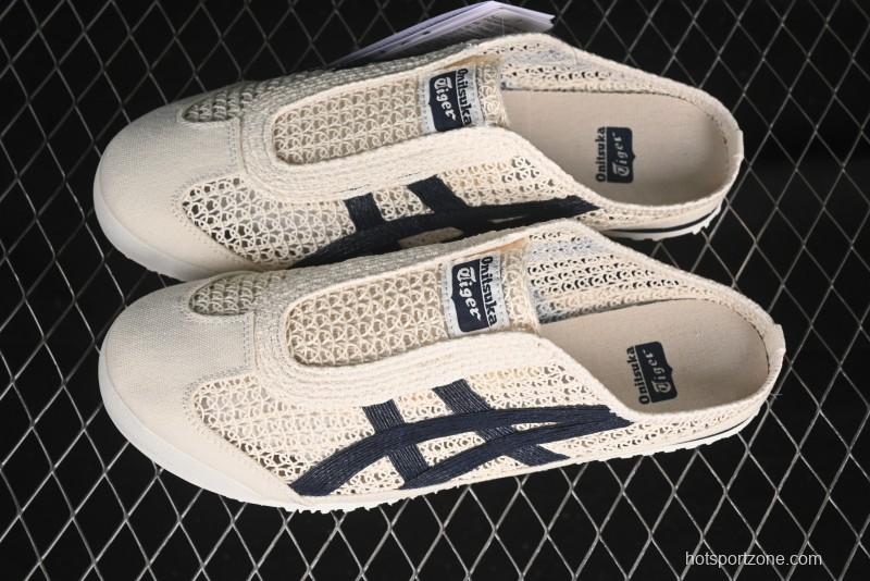 Onitsuka Tiger Mexico 66 Sabot Slip-On Shoes with Breathable Mesh Upper - 1183C123-200
