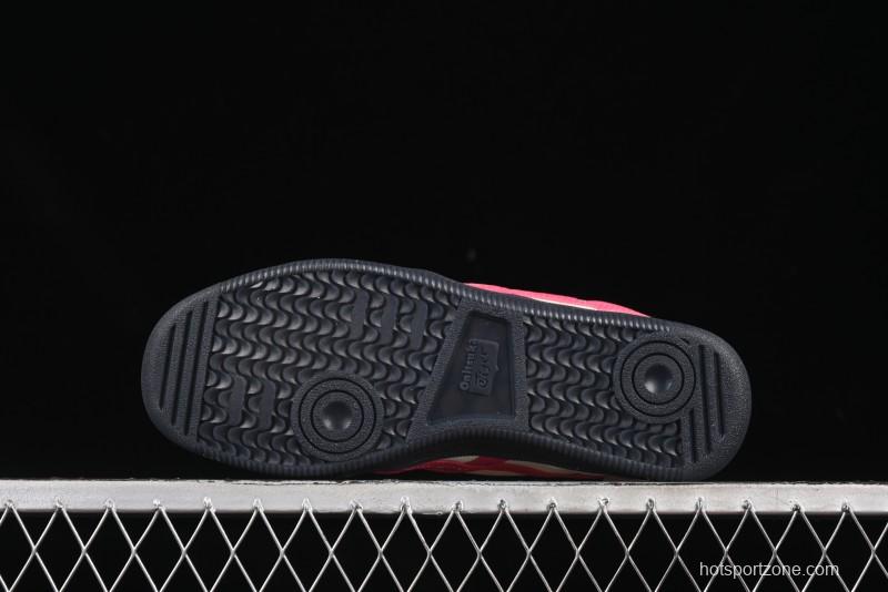 Onitsuka Tiger Tokuten Low-Top Casual Sneakers with T-TOE Reinforcement and Retro Indoor Sole - 1183B938-100