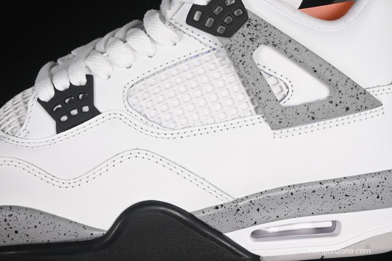 Nike Air Jordan 4 Retro White Cement Basketball Shoes - FV5029-100