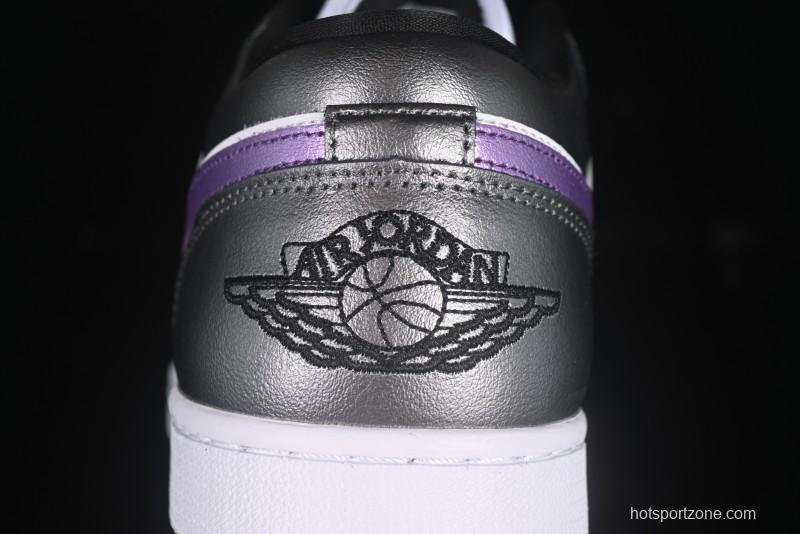 Nike Air Jordan 1 Low AJ1 Dark Purple Low-Top Casual Lifestyle Sneakers - HJ5910-105