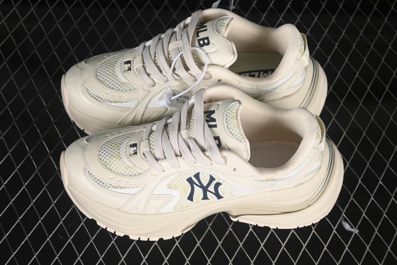 New York Yankees MLB Chunky Curve Runner Monogram Thick Sole Casual Running Shoes - 3ARNSPL5N50BGL