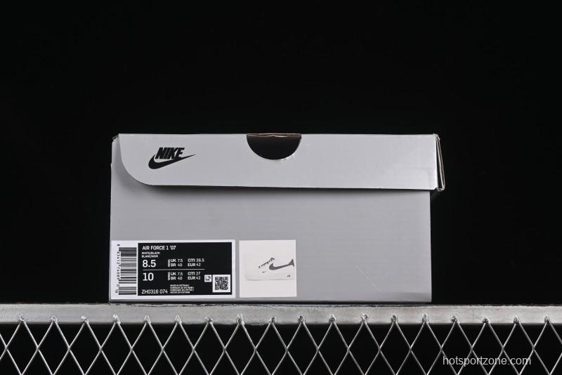 Nike Air Force 1'07 Low Small Swoosh Polka Dot Casual Sneakers - ZH0316-074