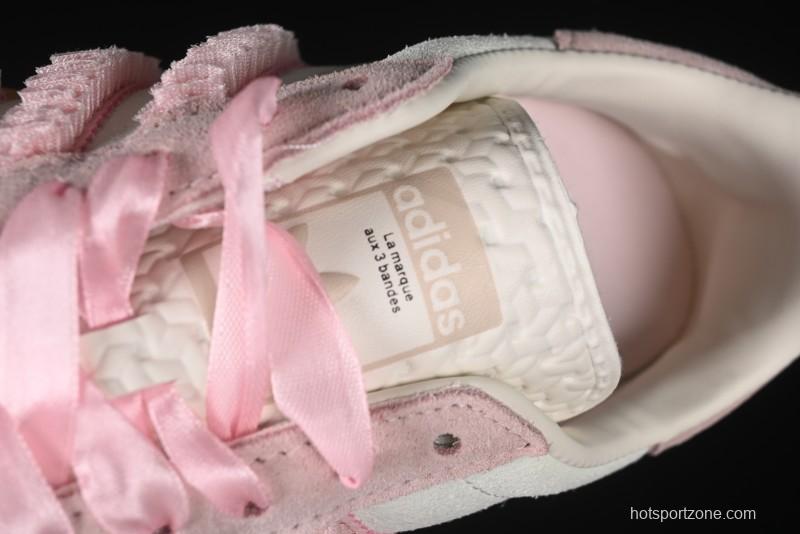 Adidas Originals Gazelle Bold JR8374 Collaboration Low-Top Sneakers with Thick Sole for Slip Resistance and Durability - JR8374