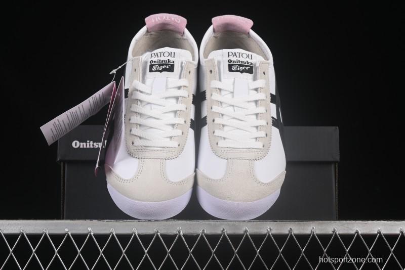 Onitsuka Tiger Mexico 66 Low-Top Leather Sneakers for Casual Running - 1183C380-100