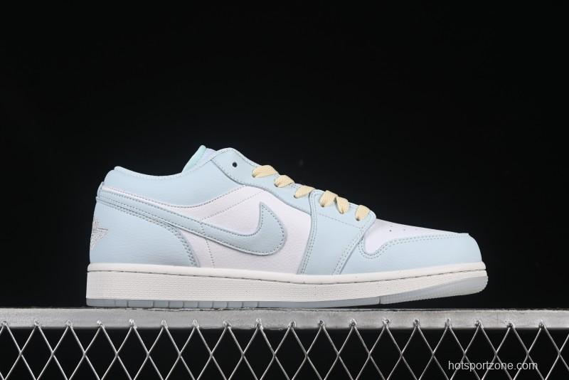 Nike Air Jordan 1 Low AJ1 Mint Blue Low-Top Casual Lifestyle Sneakers - HJ5999-400