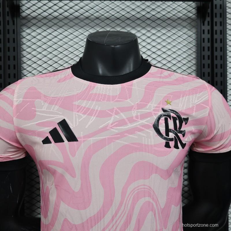 Player Version 25/26 Flamengo Pink with Marble Pattern Jersey
