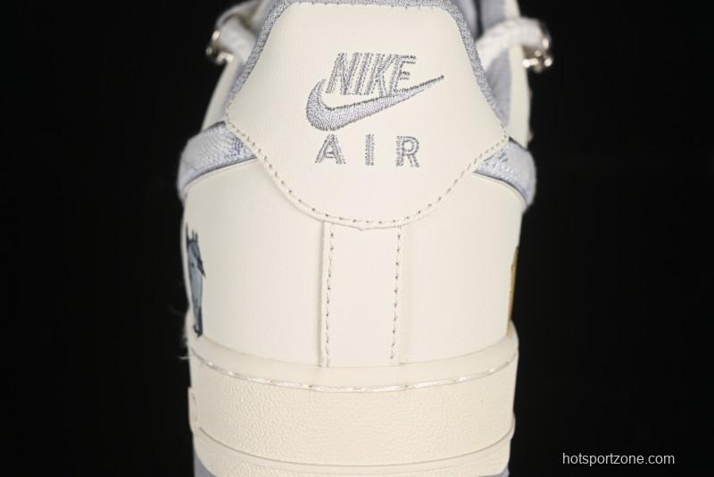 Nike Air Force 1'07 Low x Capybara "Frankenstein" Casual Sneakers - LV0506-220