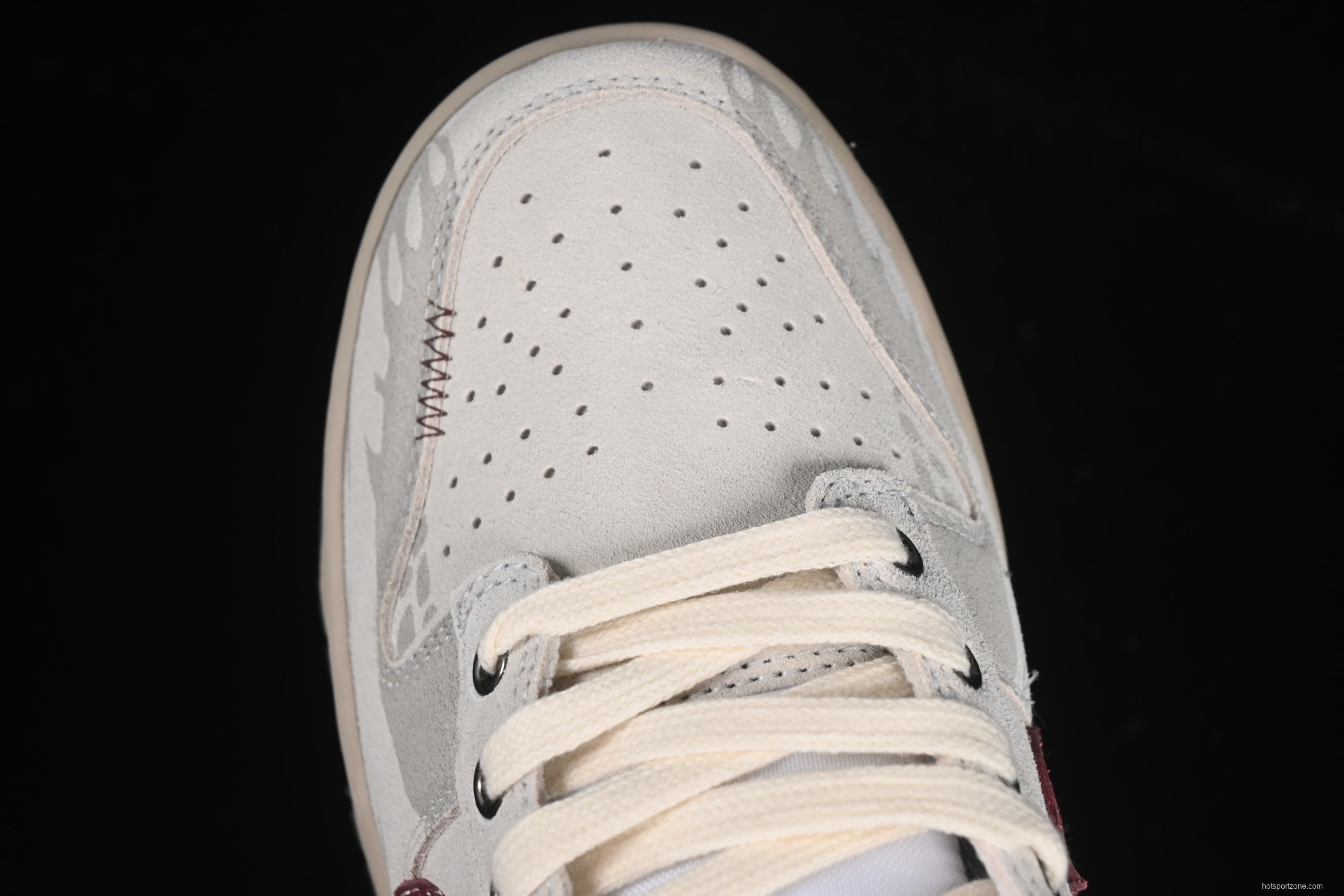 Nike Dunk Low Retro 'Double Swoosh' CNY Year of the Snake Panda Mischief Casual Sneakers - HV1800-101