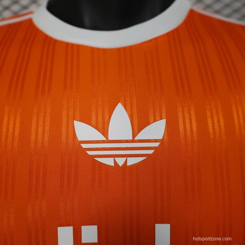 Player Version 2025 Adidas Original Orange Jersey