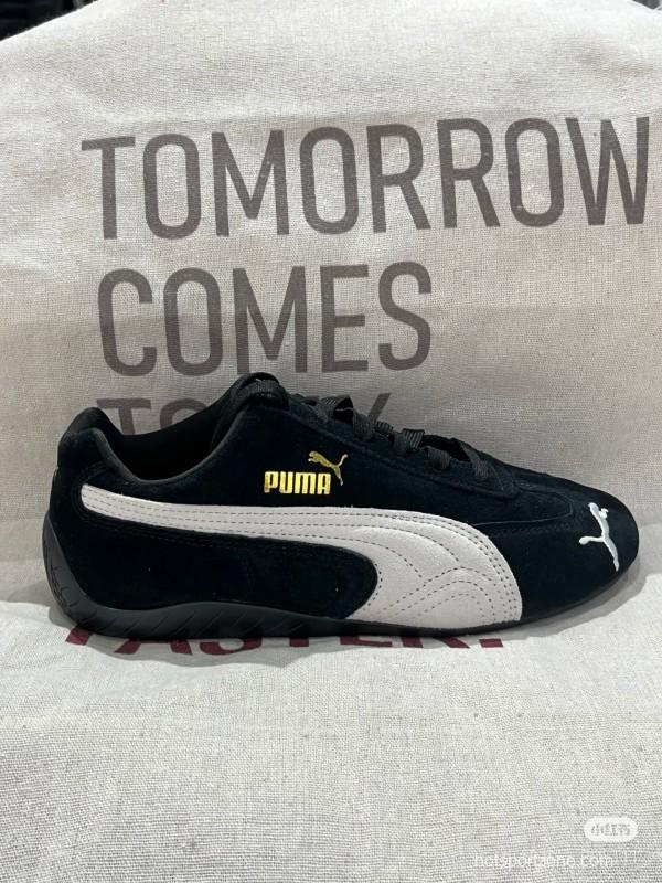 2025 Men Puma Black White Suede Sneakers KFY00260