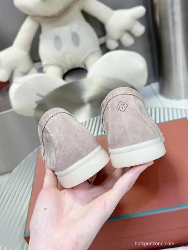 2024 Unisex Le Parmentier beige suede loafers MJ00270