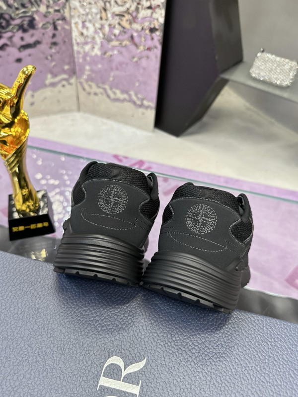 2024 Unisex Dior Black Tech Fabric Mesh B30 Sneakers MJ00330