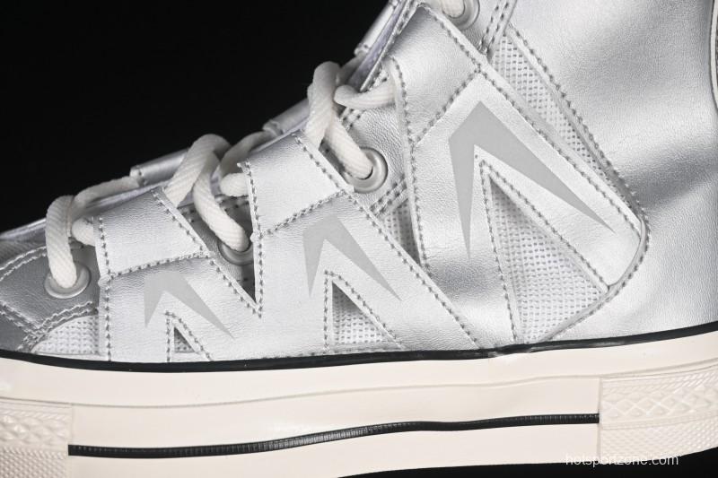 Converse Chuck 1970s Future Silver High-Top Casual Sneakers - A15187C