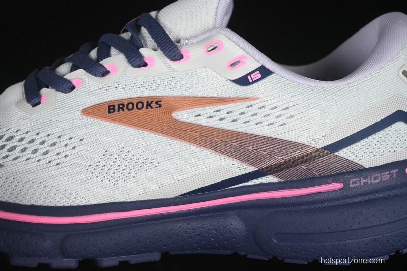 Brooks Ghost 15 Low-Cut Breathable Cushioned Support Casual Sports Running Shoes - 1203801B492